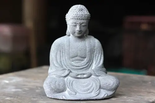 Product image of the product “Seated Buddha, Japan, 21cm high, Grey ”